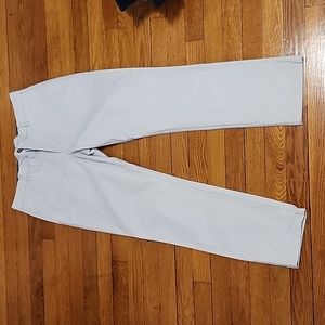 Old Navy thin-pintstripe light grey pant in size 33x30, ultimate slim fit